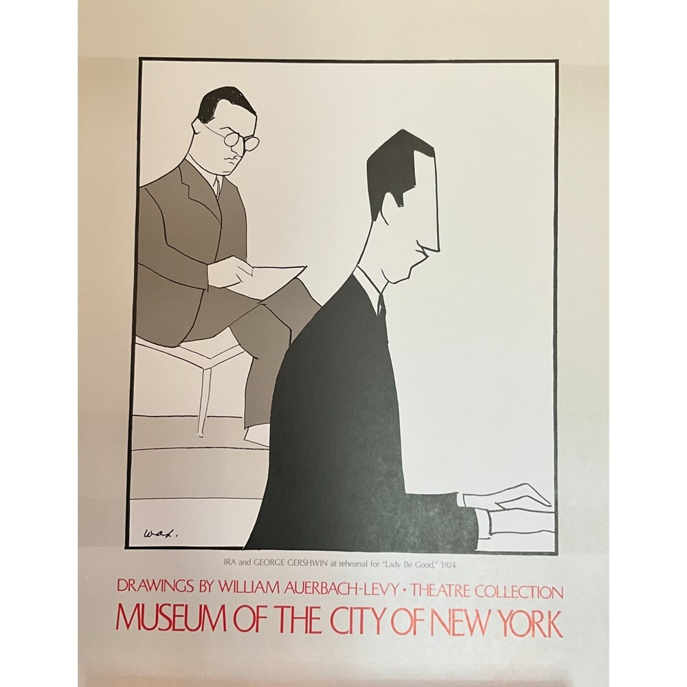 William Auerbach-Levy "Lady Be Good" Poster